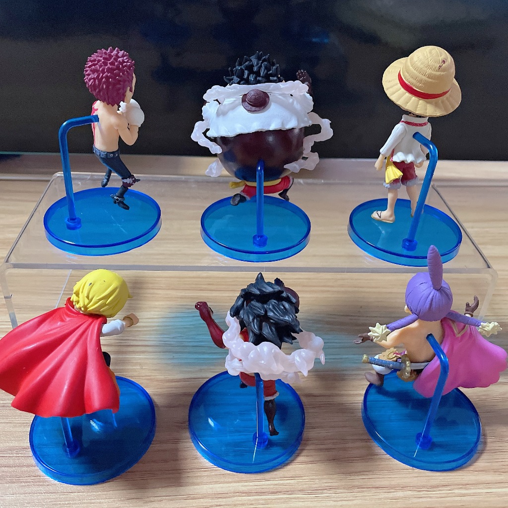 Set 6 Mô Hình Nhân Vật Phim Hoạt Hình one piece 6cm