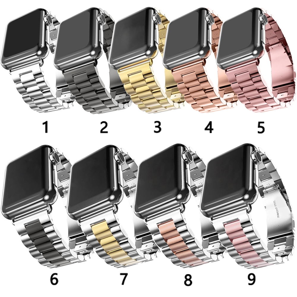 Dây Đeo Inox Cho Đồng Hồ Thông Minh iwatch 1 2 3 4 5 6 se 7 8 series 1 2 3 4 5 6 se 7 8 38mm 42mm 40mm 44mm 41mm 45mm ultra 2 49mm