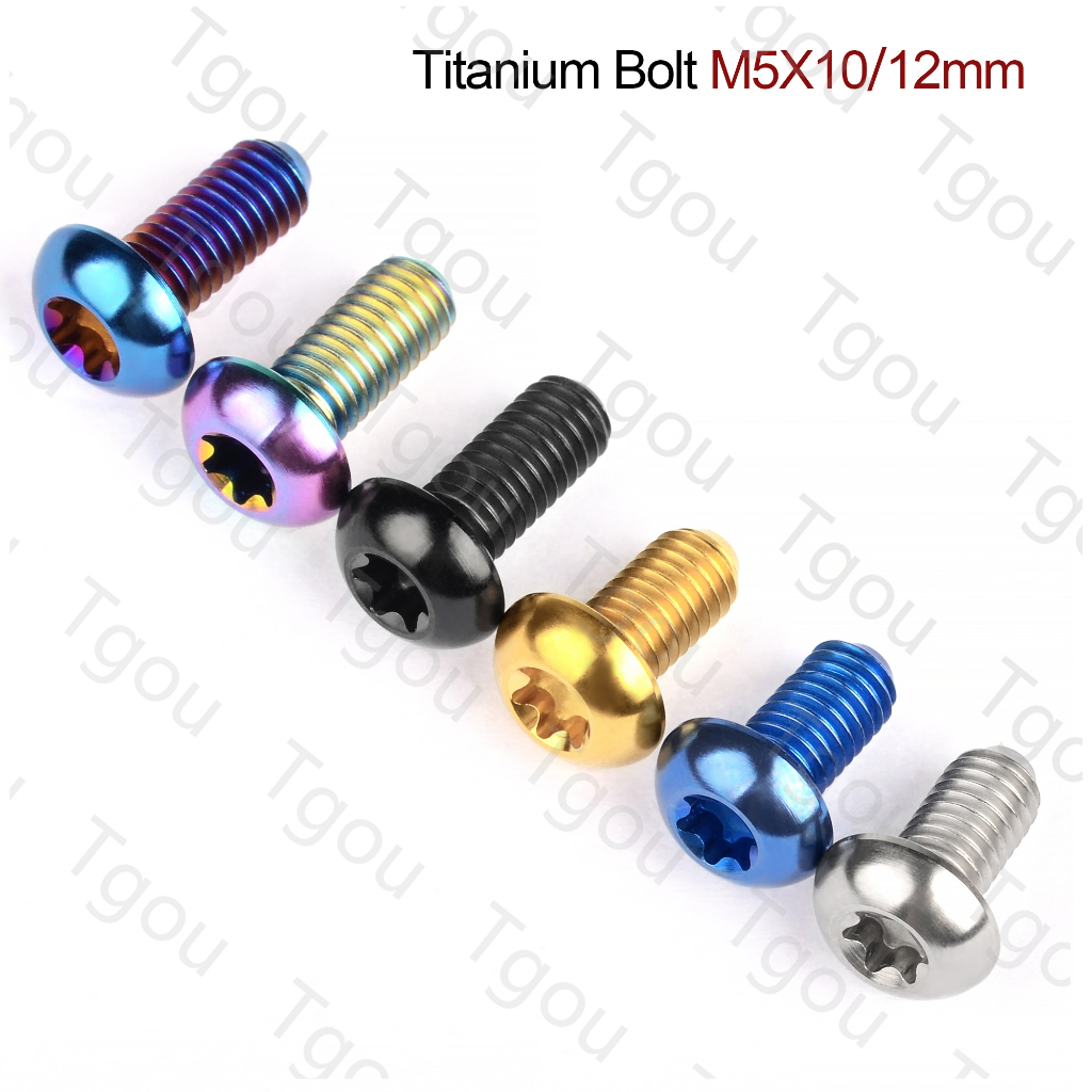 Bu Lông Gắn Bình Nước Xe Đạp M5x10 / 12mm Bằng Titan