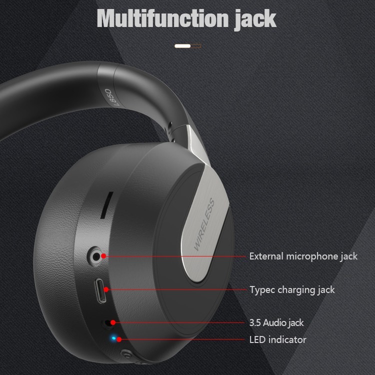 Tai Nghe Chụp Tai bluetooth 5.1 Không Dây 2.4g Âm Thanh hifi stereo Có Micro Cho mac ps4 ps5 pc laptop