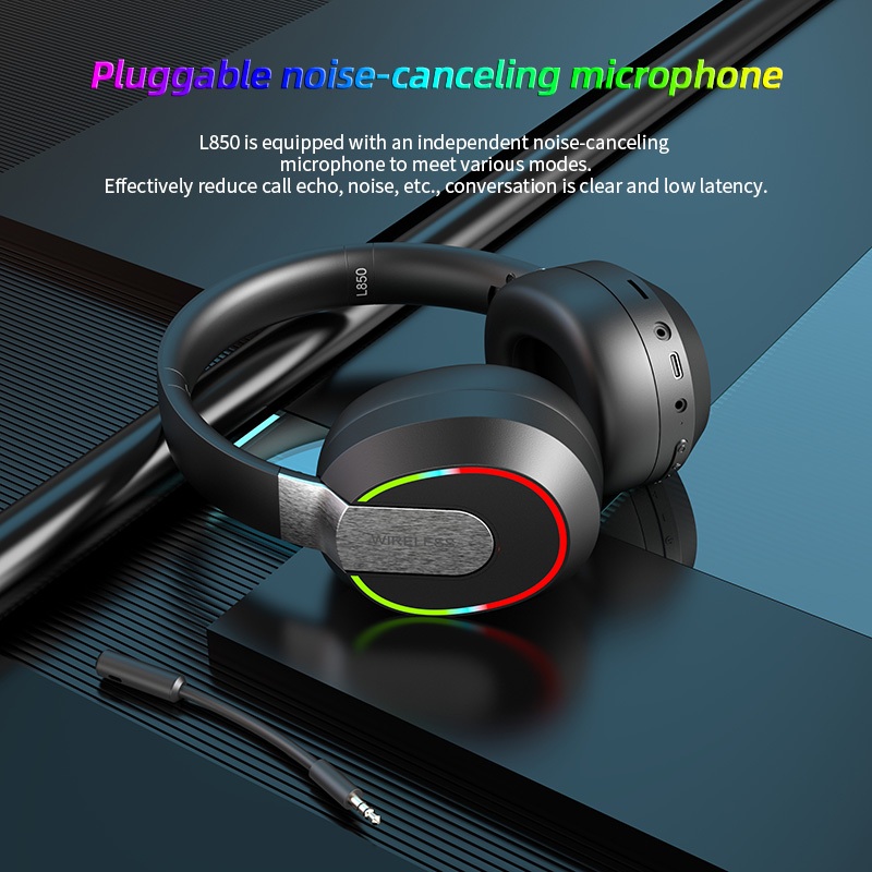 Tai Nghe Chụp Tai bluetooth 5.1 Không Dây 2.4g Âm Thanh hifi stereo Có Micro Cho mac ps4 ps5 pc laptop
