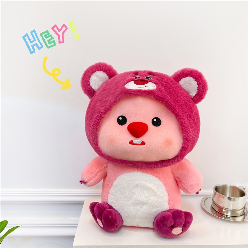 ✨CÓ SẴN✨Gấu Bông teddy Dâu tây Dễ Thương Loopy 35-60cm