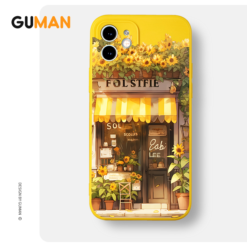Ốp lưng GUMAN mềm độc lạ dễ thương đẹp Cho iPhone 15 14 13 12 11 Pro Max SE 2020 X XR XS 8 7 ip 6S 6 Plus kute xyb2594