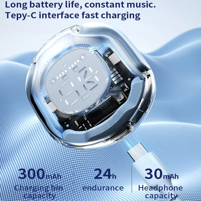 Tai Nghe Nhét Tai t8 pro bluetooth 5.3 tws Chống Ồn bass Trầm Có mic