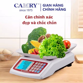 Camry Cân Điện Tử Tính Tiền 30KG/100G Cao Cấp Cho Siêu Thị, Để Bàn, Bán Hàng Chống Nước