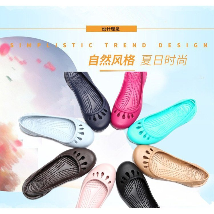 Xăng đan Nhựa Xỏ Ngón Đế Bằng Thời Trang Đi Biển Cho Học Sinh