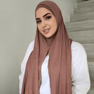 Jifang Áo Thun Ba Lỗ pashmina Tức Thì Vải cotton wj941