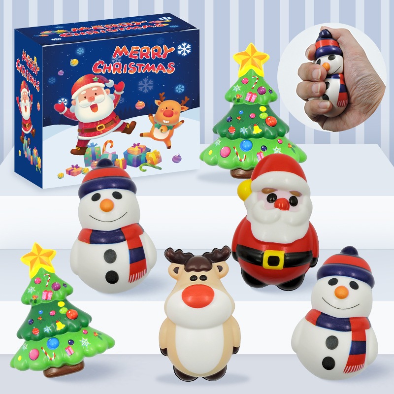 Đồ Chơi Xốp Squishy Giảm Stress Hình Mèo Dễ Thương Cho Bé