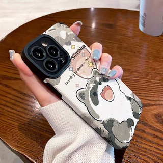 Ốp Bao Da Điện Thoại Họa Tiết Gấu Mèo Cho iphone7plus8 iphone6plus x xsmax 1111promax 12 13pro 13 15 15promax 14 14promax 14plus