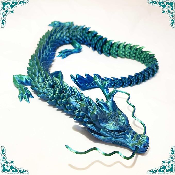 Rồng Đồ Chơi 3d Cầm Tay Đa Năng Có Thể Tháo Rời Trang Trí Nhà Cửa / Văn Phòng / Xe Hơi Năm Mới 30cm