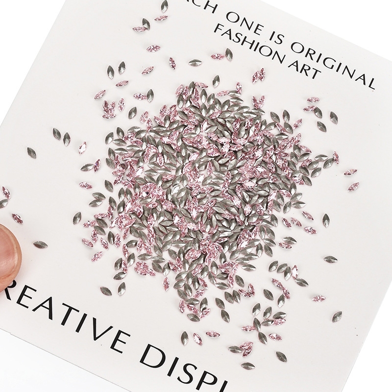 Bộ 50 Hạt Đá Pha Lê mini Nhiều Màu Dùng Trang Trí Móng Tay diy Mới