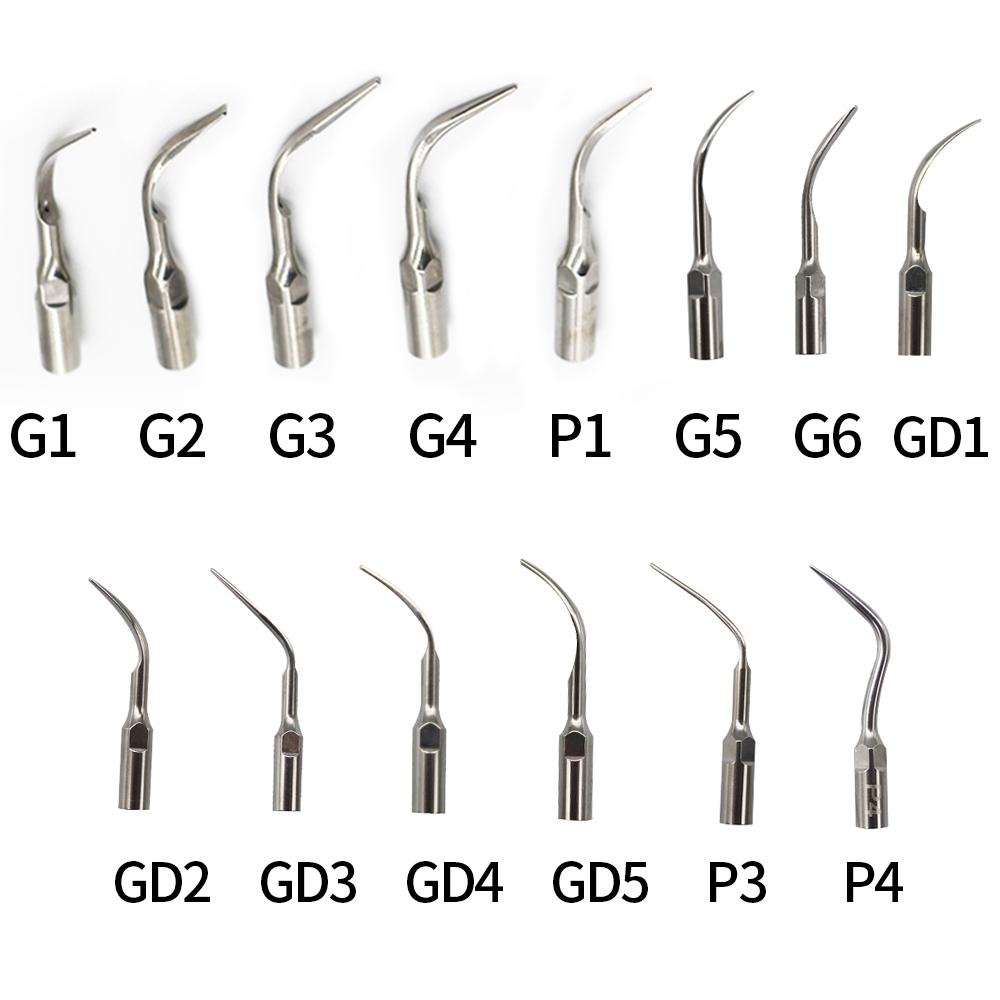 5PCS/pack nha khoa g1 g2 g3 g4 p1 mẹo mở rộng quy mô siêu âm Dental Ultrasonic Scaler Scaling Tip