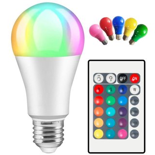 Bóng đèn led đổi màu thông minh e27 rgb 5w 10w 15w