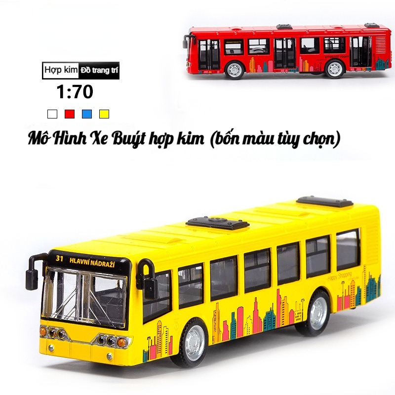 Mô Hình Xe Buýt Bằng Hợp Kim Tỉ Lệ 1: 70 Chất Lượng Cao