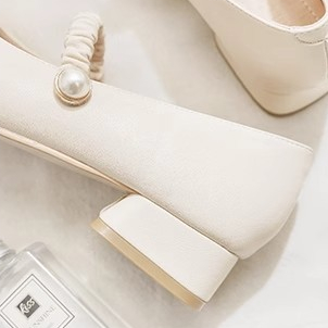 FEIJIANU  Dép Nữ giày búp bê nữ dép đế cao đi biển Thoải Mái Thời Trang Mùa Hè Cho Nữ Đế linh hoạt FDL23C02EW 49Z231204