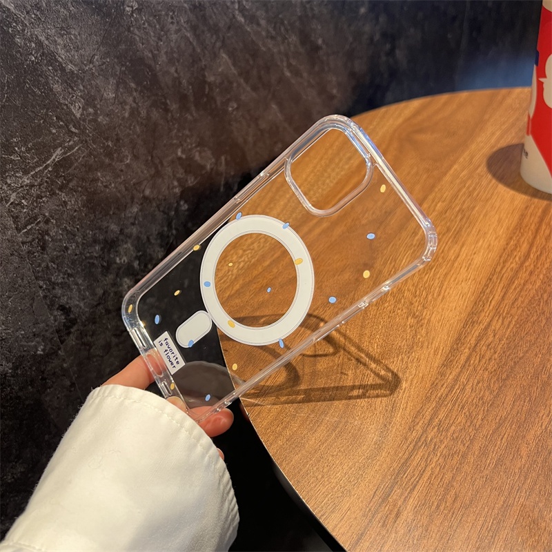 Bao Da Điện Thoại Hít Nam Châm Hình Hoa Cho iphone 15 11 12 13 14 pro max