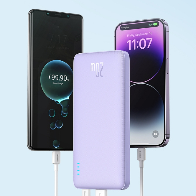 Sạc Dự Phòng baseus 20w 10000mah Cho iphone huawei xiaomi