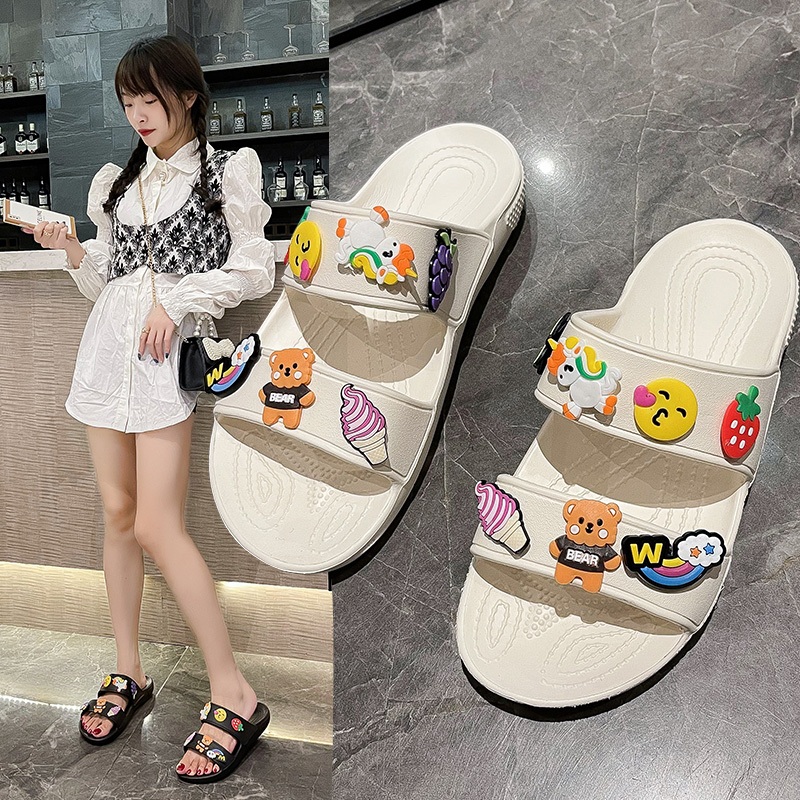 Dép trong nhà nữ mùa hè Giày đi biển Dép thoáng khí chống trượt  size 36-41