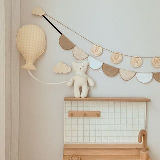 Gối Hình Bong Bóng Hoạt Hình Treo Tường Trang Trí Phòng Bé