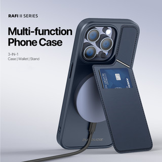 Dux Ducis iPhone Ốp Điện Thoại Dạng Ví 3 Trong 1 Không Dây