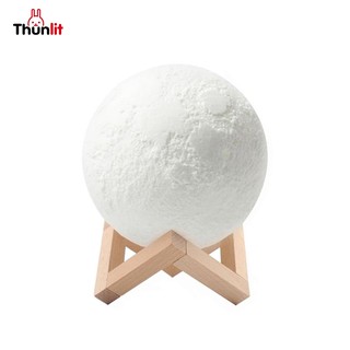 Đèn ngủ Thunlit hình mặt trăng dùng pin thiết kế độc đáo trang trí nhà cửa