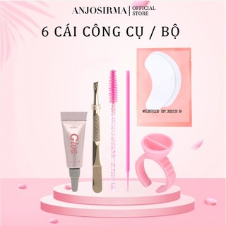 ANJOSIRMA Bộ Keo Dán Lông Mi Giả Kèm Khay Chuyên Dụng