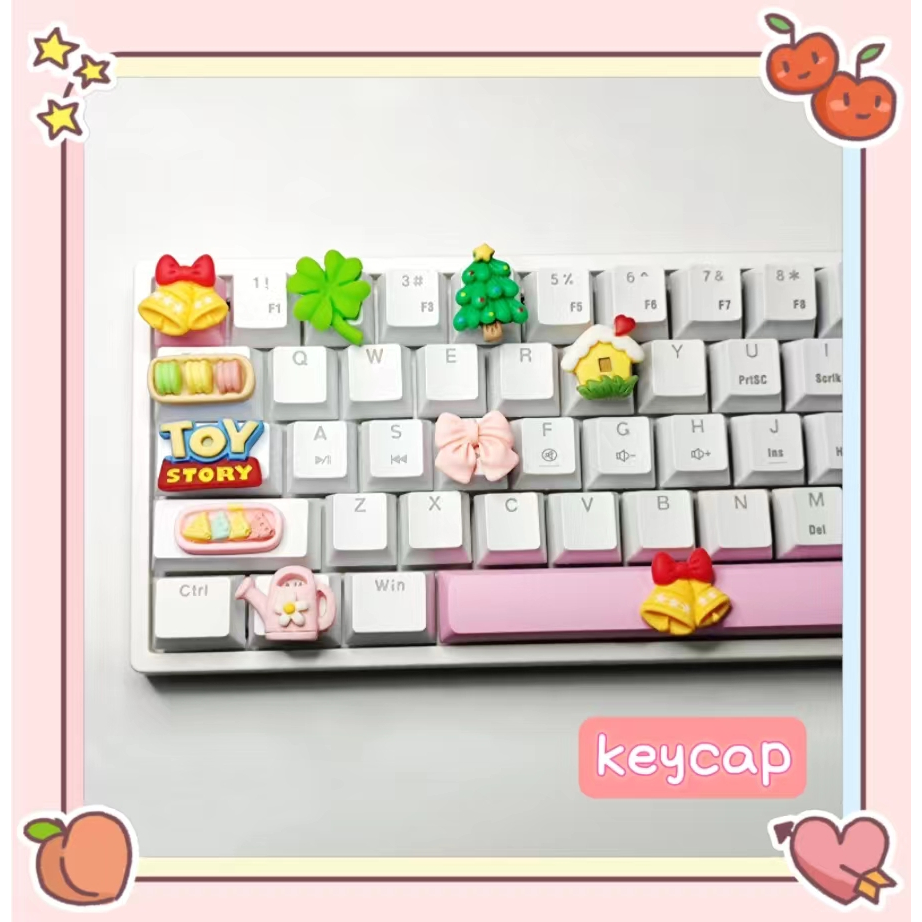 Vỏ Bọc Bàn Phím Cơ handmade Họa Tiết Giáng Sinh Dễ Thương
