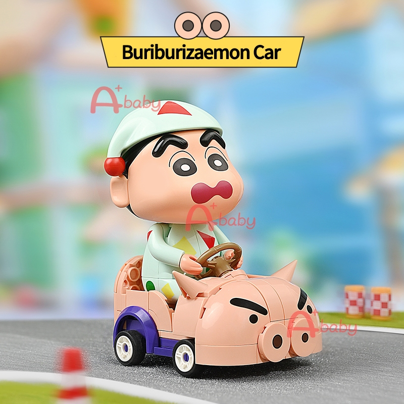 Keeppley Crayon Shin-chan Đồ Chơi Lắp Ráp Mô Hình Xe Hơi shin-chan mini