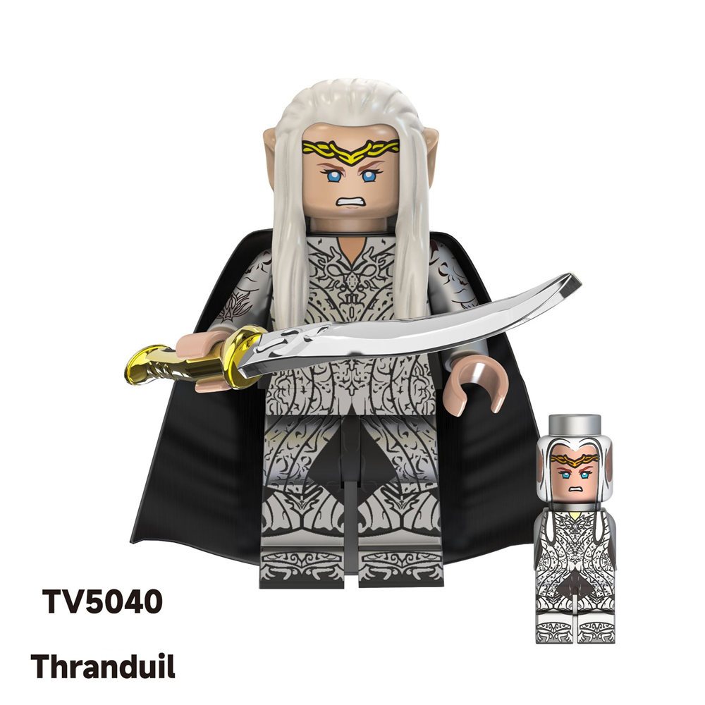 Khối Đồ Chơi Lắp Ráp Mô Hình Nhân Vật Elen Warriorarcher noldo elrond the lord of the rings tv6404