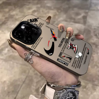 Ốp Điện Thoại Màu laser In Logo nike Cho iphone 15promax 14 pro max 13 pro max i13 13pro 11 pro max iphone 12pro 12 pro max