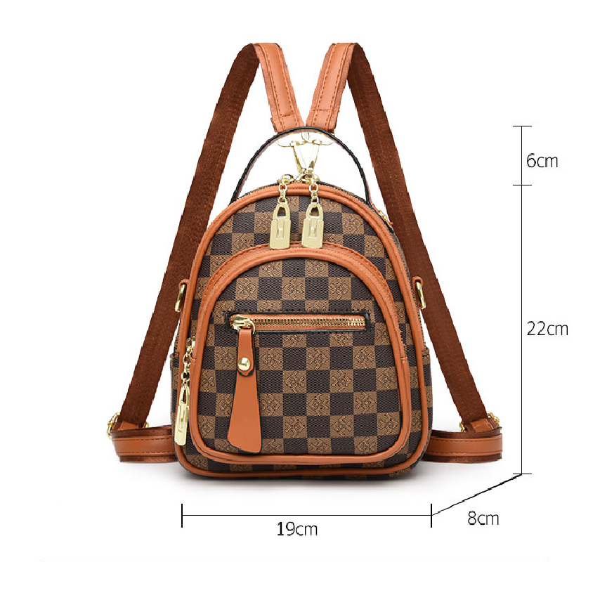 Ba Lô mini Nhẹ Nhàng Đơn Giản Sang Trọng Cao Cấp Thoải Mái Đa Năng Cho Nữ