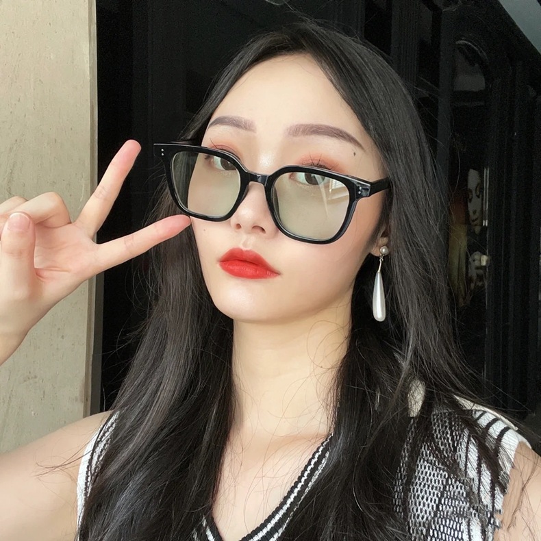 Happy homliv Kính Mắt Gọng Phẳng Chống Ánh Sáng Xanh Lam Phong Cách Hàn Quốc Cho Nam Và Nữ