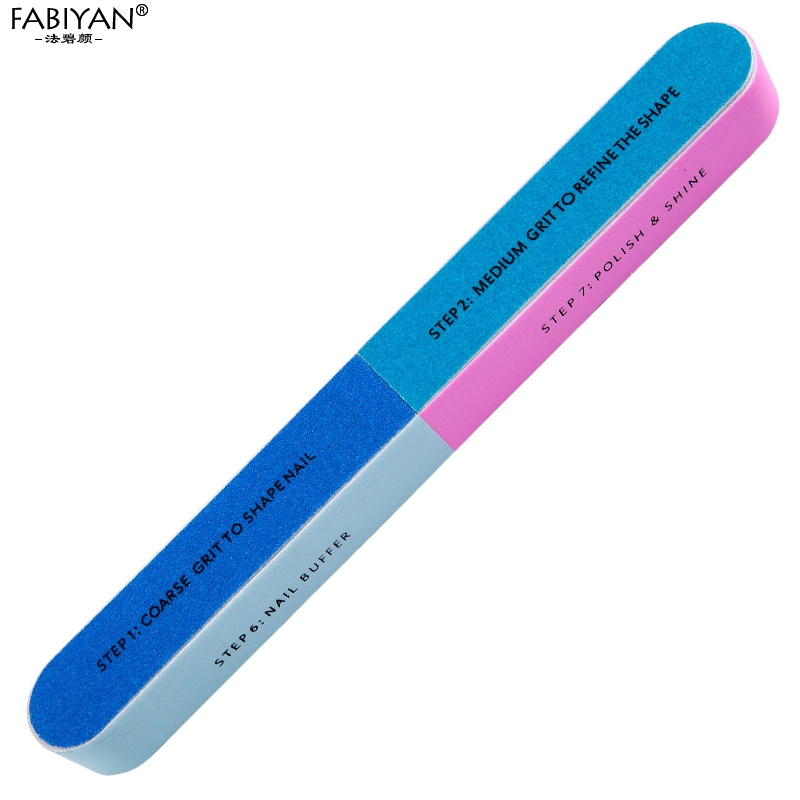 Dũa móng tay FABIYAN FABIYAN 7 mặt đầu tròn dáng dài