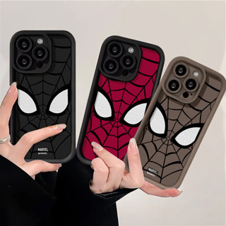 Thời Trang Ốp Điện Thoại Mềm Chống Sốc Hình Người Nhện Cho iphone 11 13 15 14 12 pro max xr x xs max 7plus 7 8 6s 6 plus se 2020
