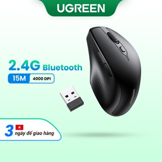 Ugreen Chuột bluetooth Không Dây 5 Nút 2.4g mini 4 Nút Kết Nối pc / mac / linux laptop