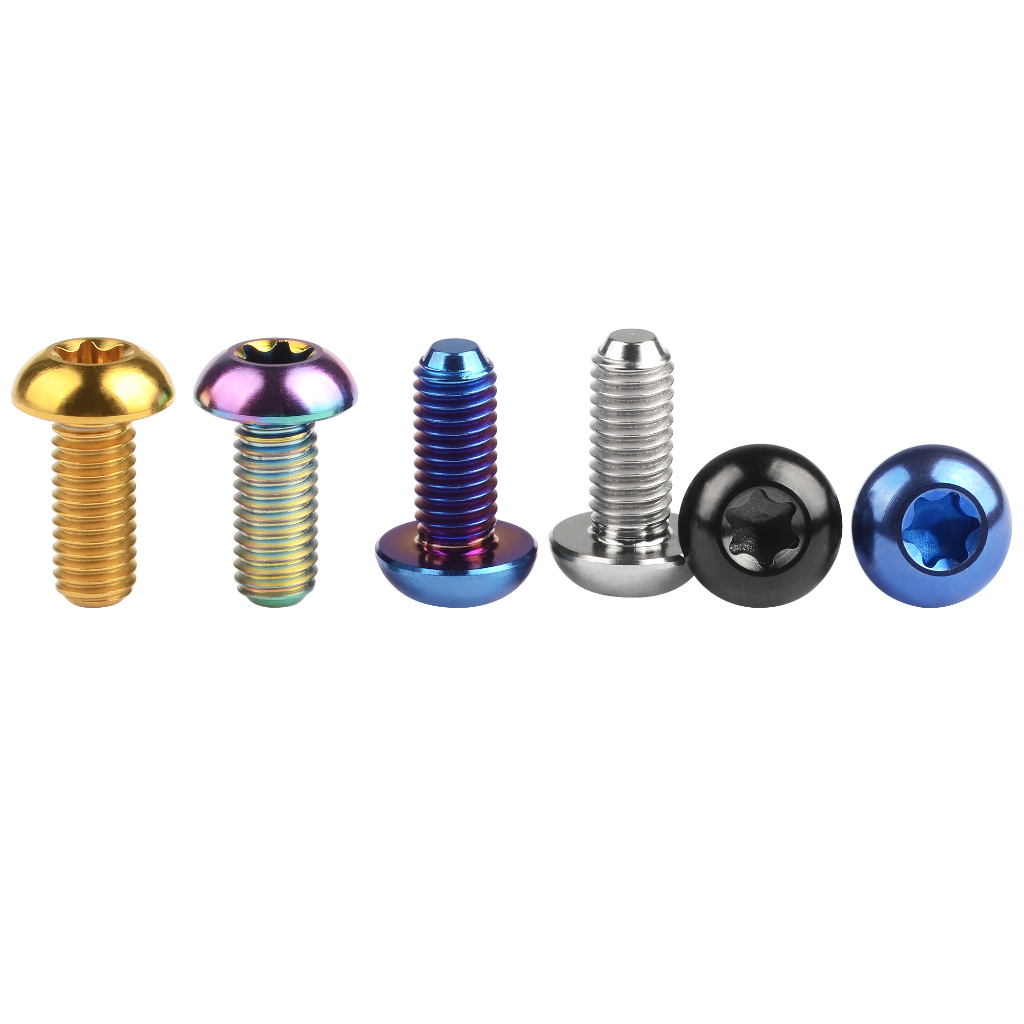 Bu lông WANYIFA M5x10 12mm T25 titan rãnh lục giác tiện lợi dành cho xe đạp
