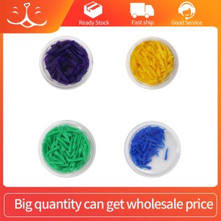 Set 75 / 100 Nêm Răng Miệng Bằng Nhựa 4 Màu Dùng Một Lần Màu Sắc Disposable Dental Materials Wedges Plastic Dentist Tools Tooth Gap Wedge