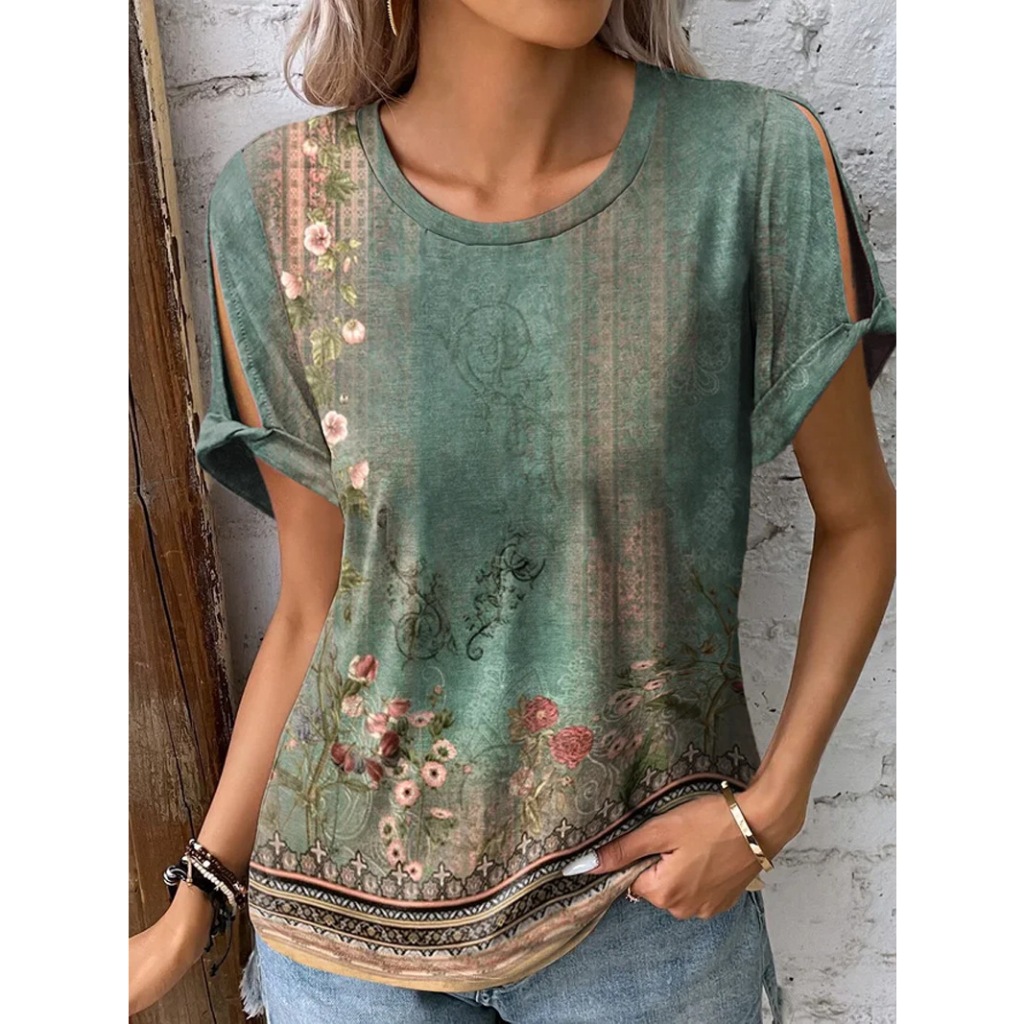 Bộ Quần Short Và Áo Thun In Hình Khủng Long Cho Bé Trai