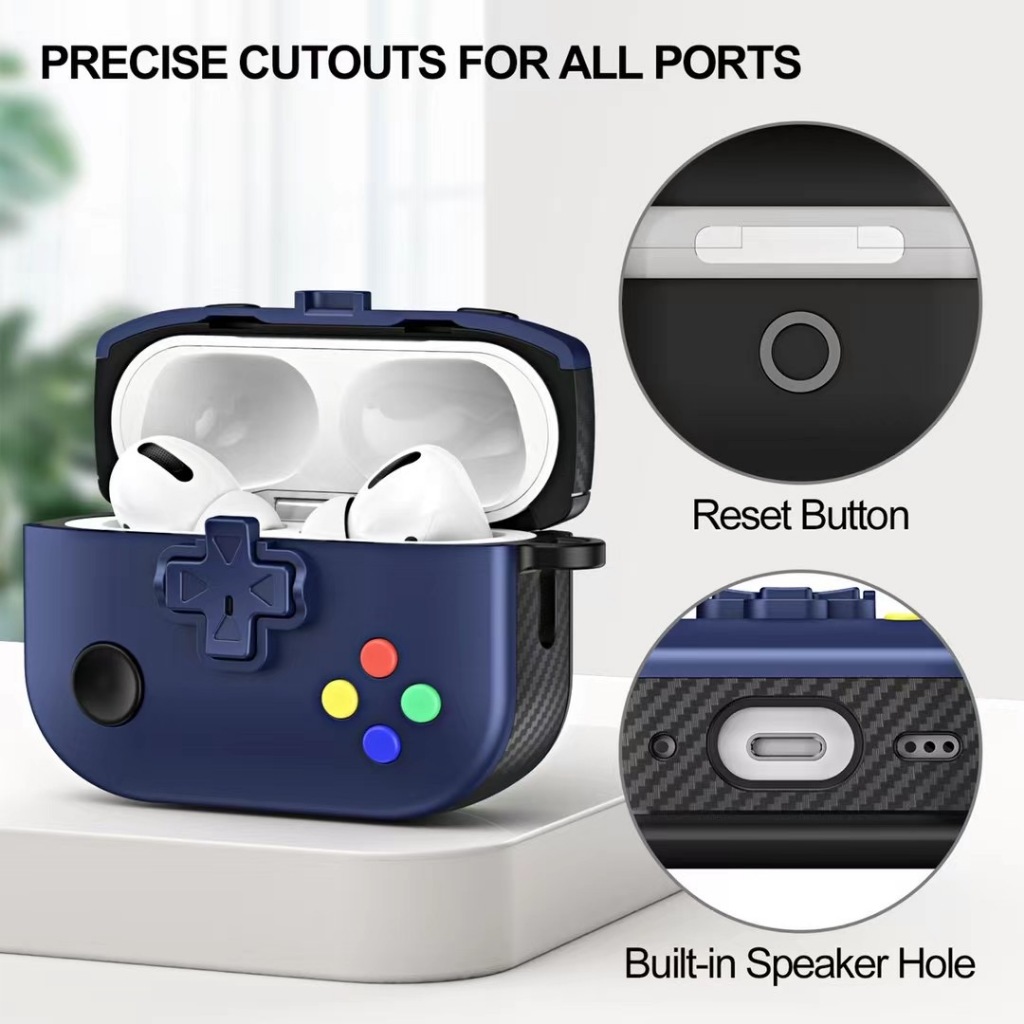 Vỏ Bảo Vệ Hộp Sạc Tai Nghe airpods pro 2 usb c 2023 air pods 3 pro 2 Hình Máy Chơi game Cầm Tay
