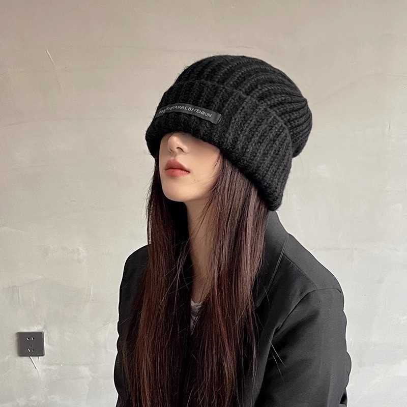 Mũ beanie Dệt Kim Thời Trang Mùa Thu Đông Hàn Quốc Dành Cho Nữ Và Nam