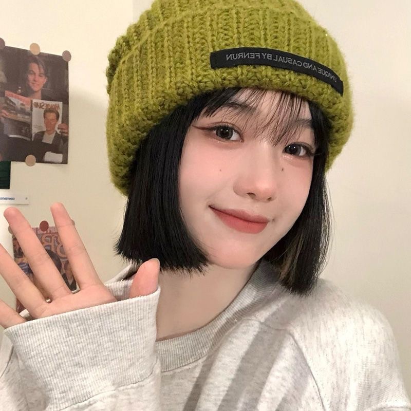 Mũ beanie Dệt Kim Thời Trang Mùa Thu Đông Hàn Quốc Dành Cho Nữ Và Nam