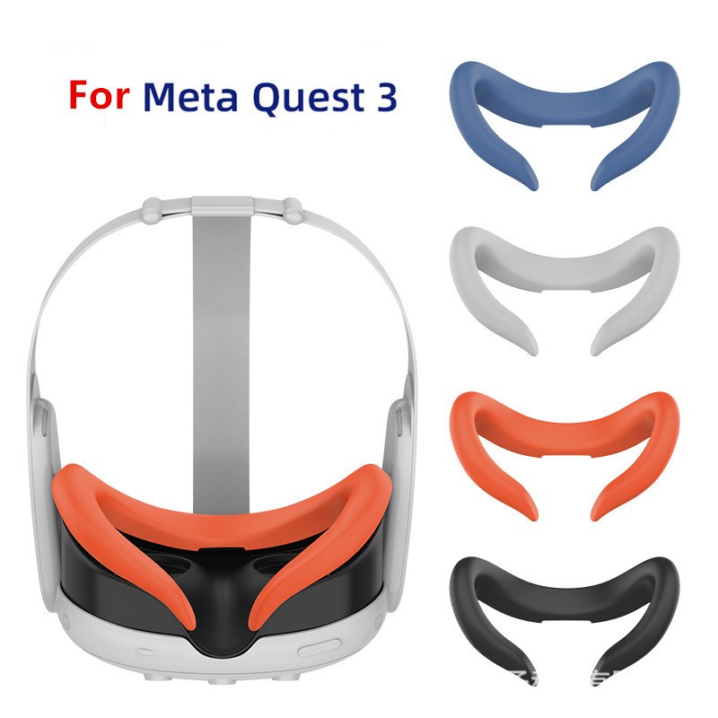 Silicone Mặt Nạ Mắt Bằng Silicon Thoáng Khí Chống Mồ Hôi Cho meta quest 3 vr