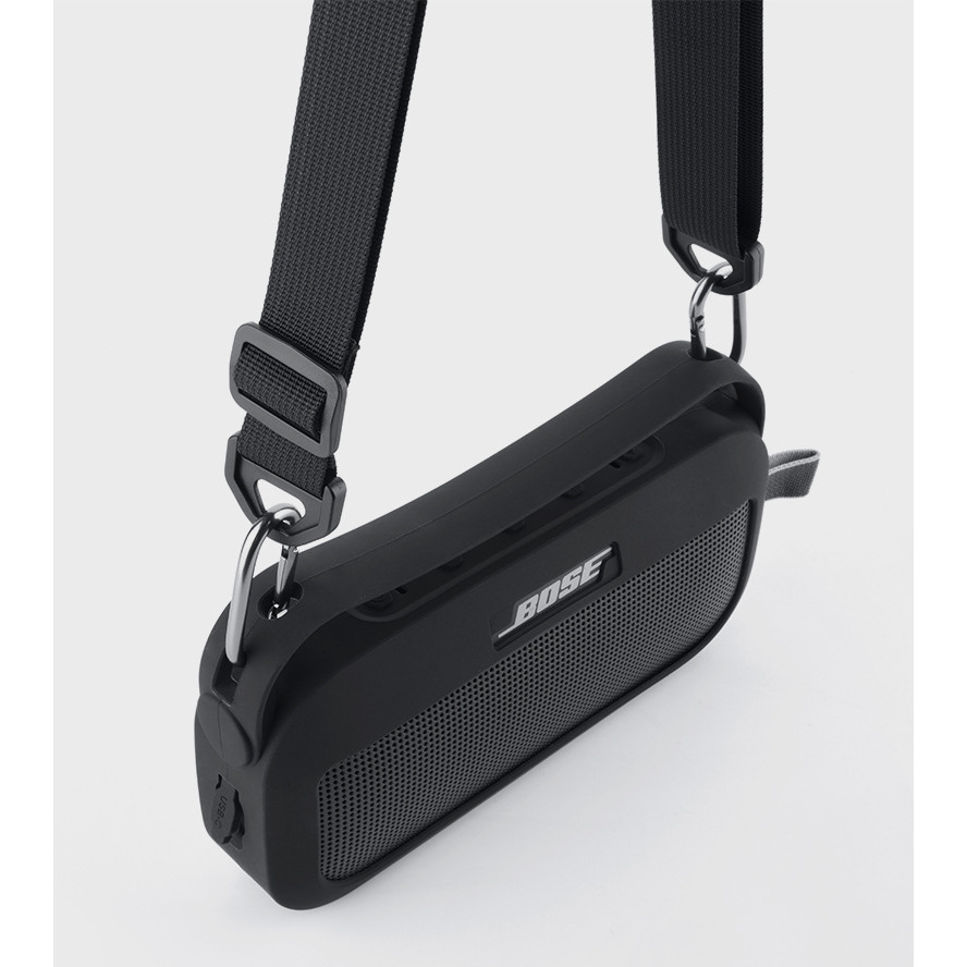 Bảo Vệ Vỏ silicon Có Dây Đeo Vai Cho Loa bluetooth Bose soundlink
