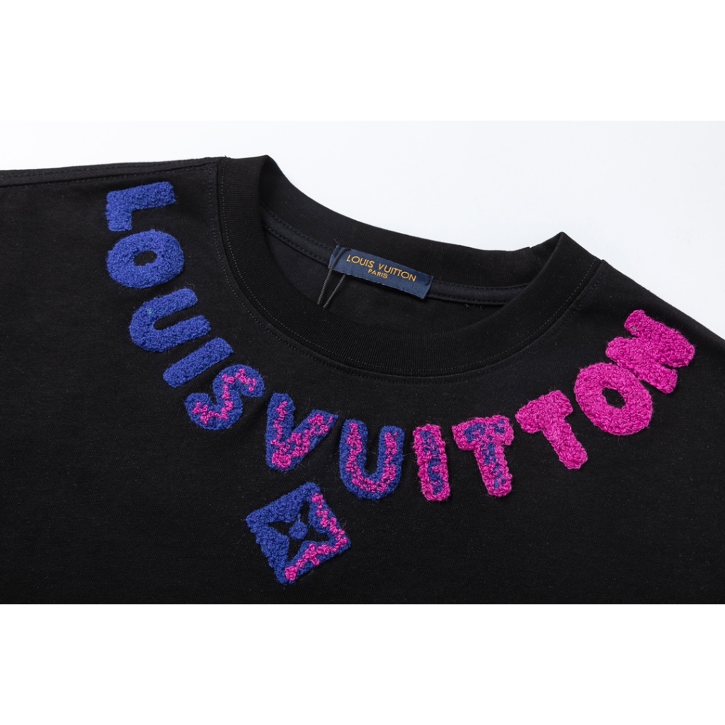 Mới Áo Thun cotton Tay Ngắn Dáng Rộng Thêu Chữ Nhiều Màu Sắc size m-3xl Thời Trang Cho Cặp Đôi