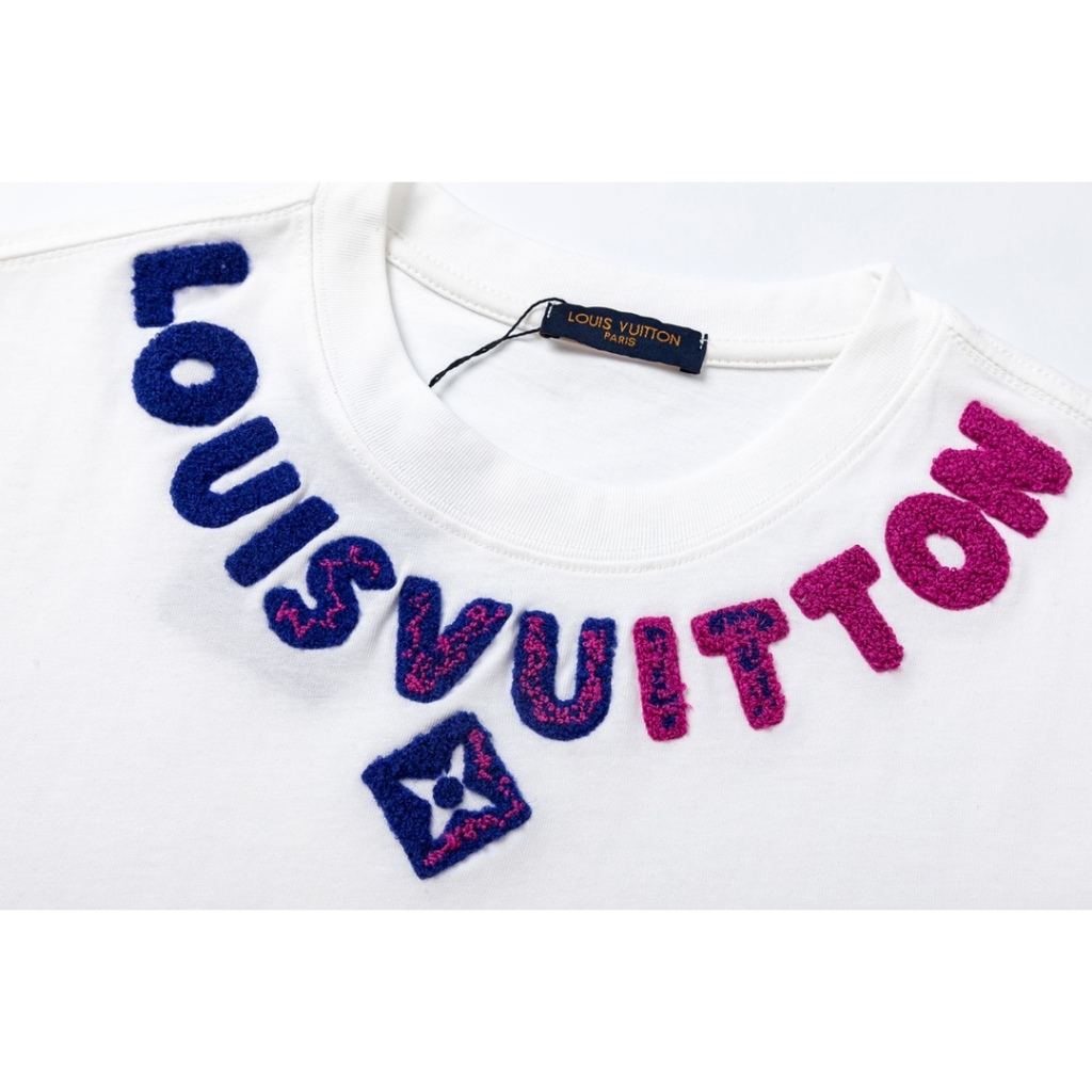 Mới Áo Thun cotton Tay Ngắn Dáng Rộng Thêu Chữ Nhiều Màu Sắc size m-3xl Thời Trang Cho Cặp Đôi