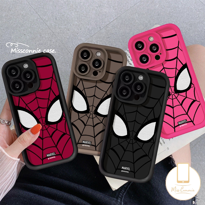 Ốp Điện Thoại Mềm In Hình Người Nhện Cho iphone 11 15 14 13 12 pro max 7 x 8 6s 6 plus xr 7plus xs max se 2020
