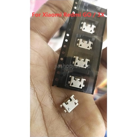 Set 5-50 Ổ Cắm micro usb 5 pin Chuyên Dụng Cho xiaomi redmi go / 3x Mới