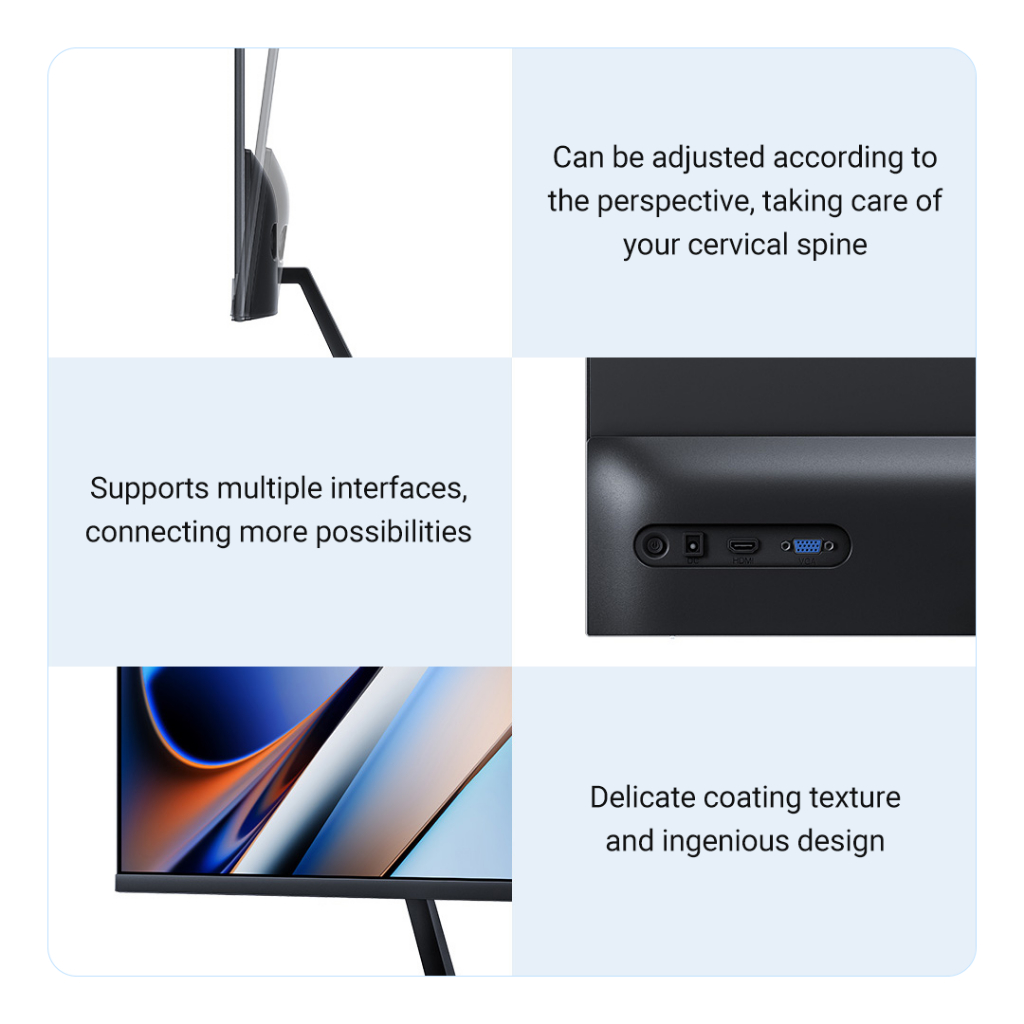 Màn Hình Máy Tính Xiaomi Youpin Redmi A24 23.8 Inches, V24FAB-RA, 1080p, Độ Phân Giải 75Hz, 16.7 Triệu Màu