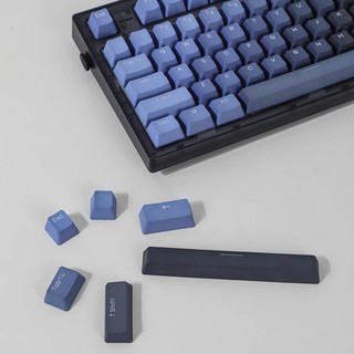 【JKDK】Cool breeze PBT keycaps font transmits light OEM profile gradient color keycap