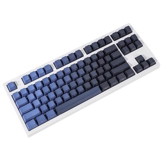 【JKDK】Cool breeze PBT keycaps font transmits light OEM profile gradient color keycap